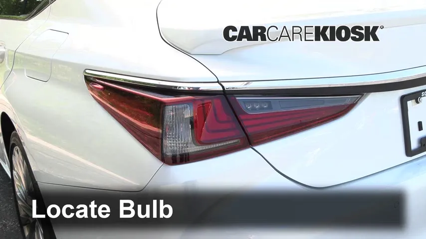 2020 Lexus ES300h Ultra Luxury 2.5L 4 Cyl. Lights Turn Signal - Rear (replace bulb)